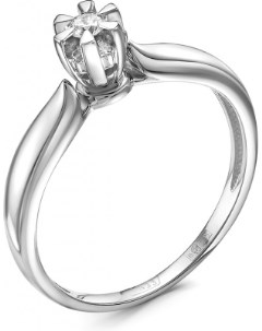 Кольцо с 7 бриллиантами из белого золота Klondike