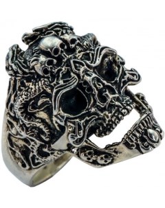Кольцо Череп из серебра Aloris