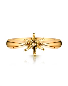 Кольцо оправа из жёлтого золота Бронницкий ювелир