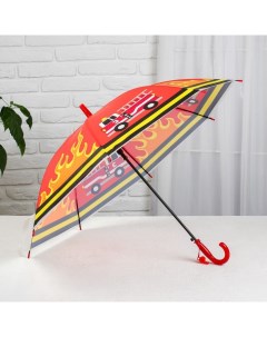 Зонт детский Пожарная машина 2484746 оранжевый No name