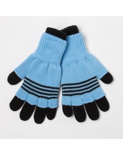 Перчатки для мальчика 5305718 голубые размер 14 Снежань