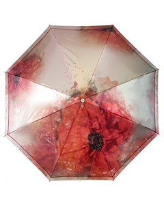 Зонт женский L 20293 5 красный бежевый Fabretti