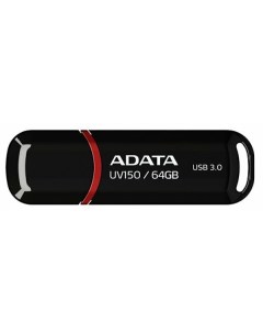 Флешка Adata DashDrive UV150 USB 3 0 AUV150 64G RBK 64Gb Черная