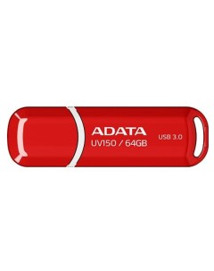 Флешка Adata DashDrive UV150 USB 3 0 AUV150 64G RRD 64Gb Красная