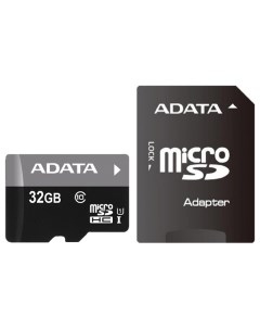 Карта памяти Adata microSDHC Class 10 UHS I U1 32Gb SD adapter