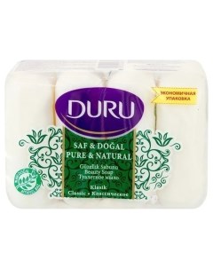 Туалетное мыло Pure natural свежесть классик 4 85г Duru