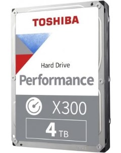 Жесткий диск SATA III 4Tb HDWR440UZSVA X300 7200rpm 256Mb 3 5 Toshiba