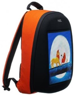 Рюкзак One Orange оранжевый LED экран 25 25 px 16 5 млн цветов 20 л полиэстер Pixel