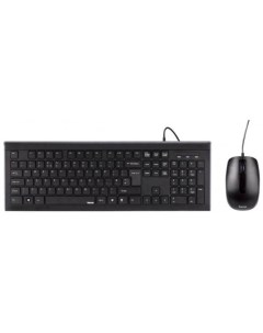 Клавиатура мышь Cortino клав черный мышь черный USB Multimedia Hama