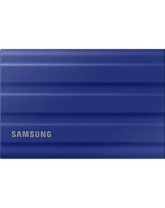 Внешний SSD диск 2 Tb USB Type C T7 Shield синий Samsung
