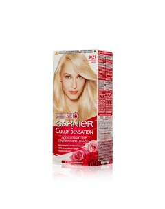 Стойкая крем краска Color Sensation для волос 10 21 Перламутровый шелк Garnier