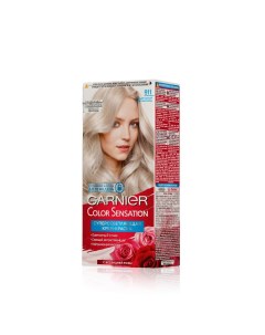 Суперосветляющая крем краска для волос Color Sensation 911 Дымчатый Ультраблонд 149г Garnier