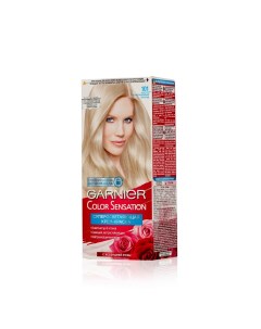Стойкая крем краска Color Sensation для волос 101 Платиновый блонд Garnier