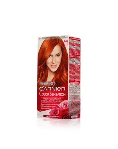 Стойкая крем краска Color Sensation для волос 7 40 Ярко рыжий Garnier
