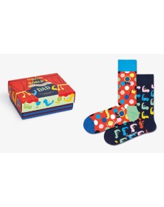 Носки 2 Pack Father s Day Socks Gift Set XFAT02 0200 Happy socks