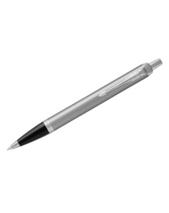 Ручка шариковая IM Essential Stainless Steel CT серебристая синие чернила 1 0 мм Parker