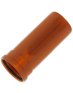 Труба канализационная наружная диаметр 110х2000х2 7 мм полипропилен рыжая Нотапласт