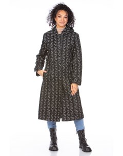 Женское пальто из текстиля с капюшоном Мосмеха
