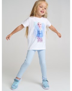 Комплект с принтом Холодное сердце футболка леггинсы для девочки Playtoday kids