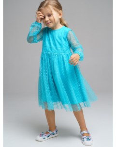 Платье трикотажное с верхом из сетки Playtoday kids