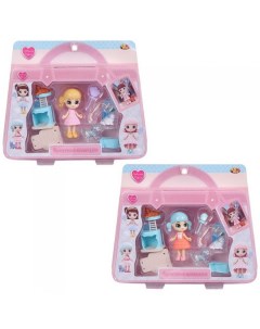 Игровой набор Кукла Любимая кукла Куколка мини с 3 кошечками и аксессуарами Abtoys