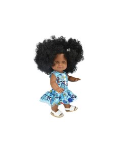 Кукла Бетти темнокожая в голубом платье 30 см Lamagik s.l.