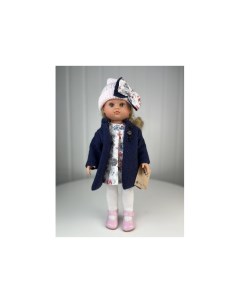 Кукла Нэни в синем пальто и белой шапке 42 см Lamagik s.l.