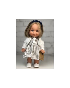 Кукла Бетти в пестром платье и белой кофточке 30 см Lamagik s.l.