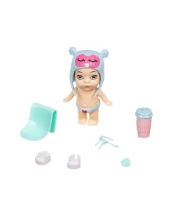 Игровой набор OLY Кукла в бутылочке шапочке ушанке с животным и аксессуарами ВВ3856 Bondibon