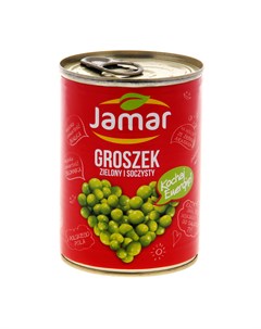 Горошек зеленый консервированный 400 г Jamar