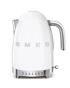Чайник электрический 50 s Style с регулируемой температурой белый Smeg