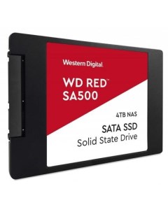 Твердотельный накопитель SSD 2 5 4 Tb Red SA500 Read 560Mb s Write 530Mb s 3D NAND TLC WDS400T1R0A Western digital