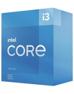Процессор Core i3 10105F 3700 Мгц LGA 1200 BOX BX8070110105F S RH8V Intel