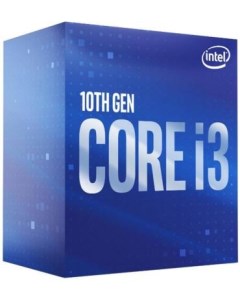 Процессор Core i3 10100 3600 Мгц LGA 1200 BOX Intel
