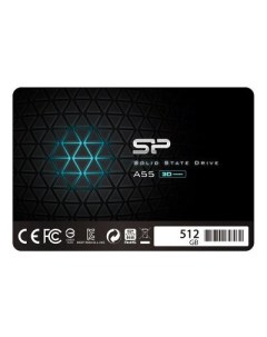 Твердотельный накопитель SSD 2 5 512 Gb Ace A55 Read 560Mb s Write 530Mb s 3D NAND TLC Silicon power