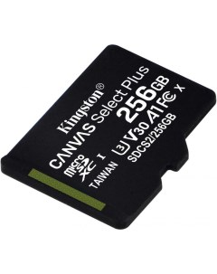 Карта памяти Canvas Select Plus SDCS2 256GBSP adapter Kingston