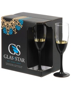 Бокал для шампанского 170 мл стекло 6 шт Блэкстайл 3 LB_1687_3 Glasstar