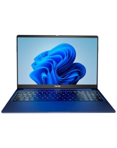 Ноутбук MegaBook T1 i3 12 256GB 15 6 Linux Denim Blue синий Tecno