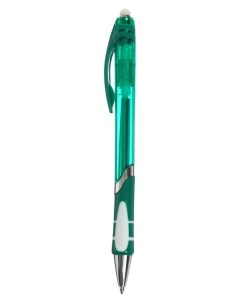 Ручка шариковая со стираемыми чернилами автоматическая стержень 0 5 мм синего цвета корпус зелёный Nnb