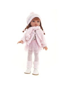 Кукла модель Эльвира в розовом 33 см Munecas antonio juan