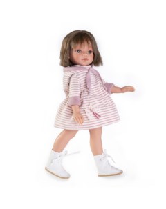 Кукла девочка Ноа в платье в полоску 33 см Munecas antonio juan