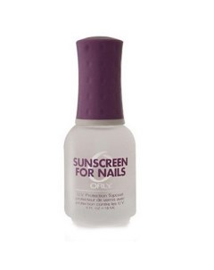 Верхнее покрытие с УФ фильтром Sunscreen For Nails Orly