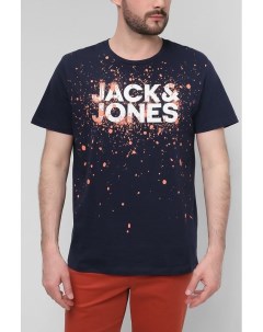 Хлопковая футболка Jack & jones