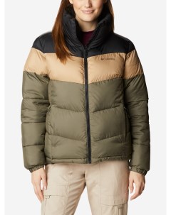 Куртка утепленная женская Puffect Color Blocked Jacket Зеленый Columbia