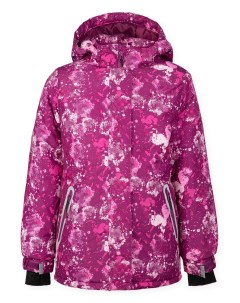 Розовая зимняя куртка из мембранной ткани для девочки Playtoday kids