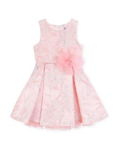 Нарядное розовое платье с цветочным принтом Playtoday kids