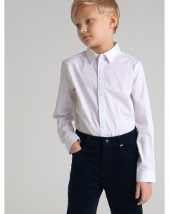 Рубашка текстильная на кнопках для мальчика School by playtoday