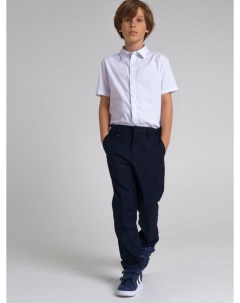 Рубашка текстильная на кнопках для мальчика School by playtoday
