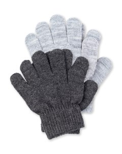 Комплект перчаток серого цвета для мальчика Playtoday kids