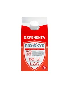 Напиток кисломолочный Bio Skyr со вкусом клубники и киви 500 г Exponenta